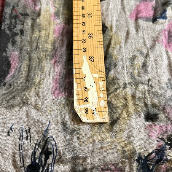 LZJN Luan Zai Jiang Nan Artistic Floral Maxi Dress – Cotton Linen – One Size - Picture 6 of 7